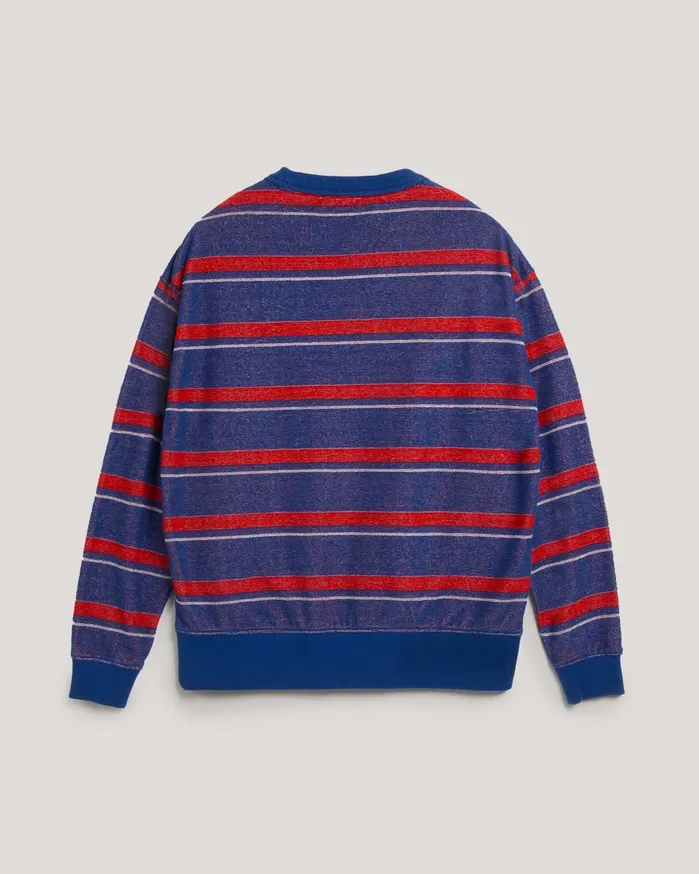 Women Frat Boy Sweatshirt Multi Stripe YMC Tops and TShirts