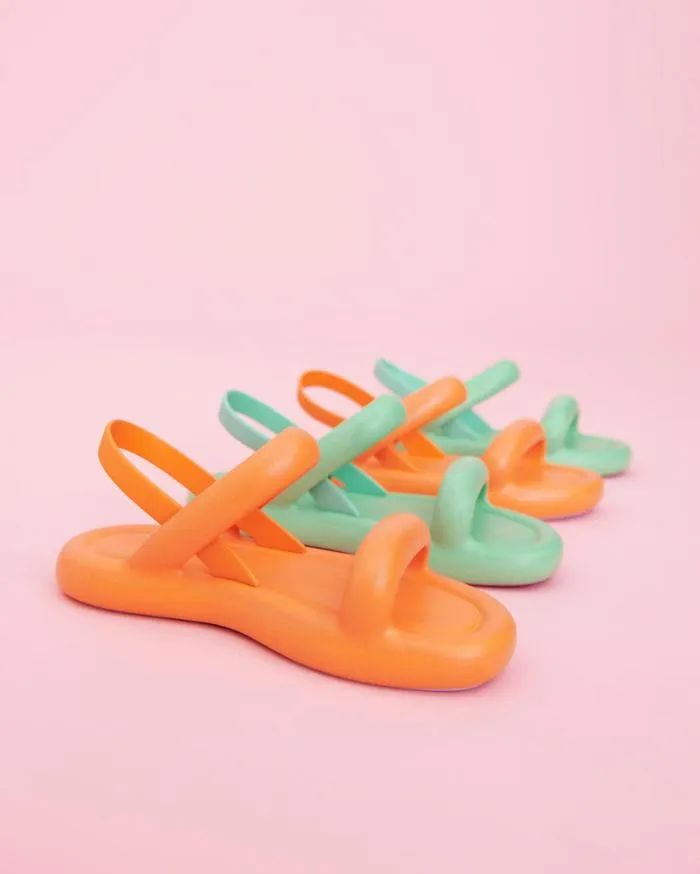 Women Free Bloom Sandal Orange Melissa Sandals