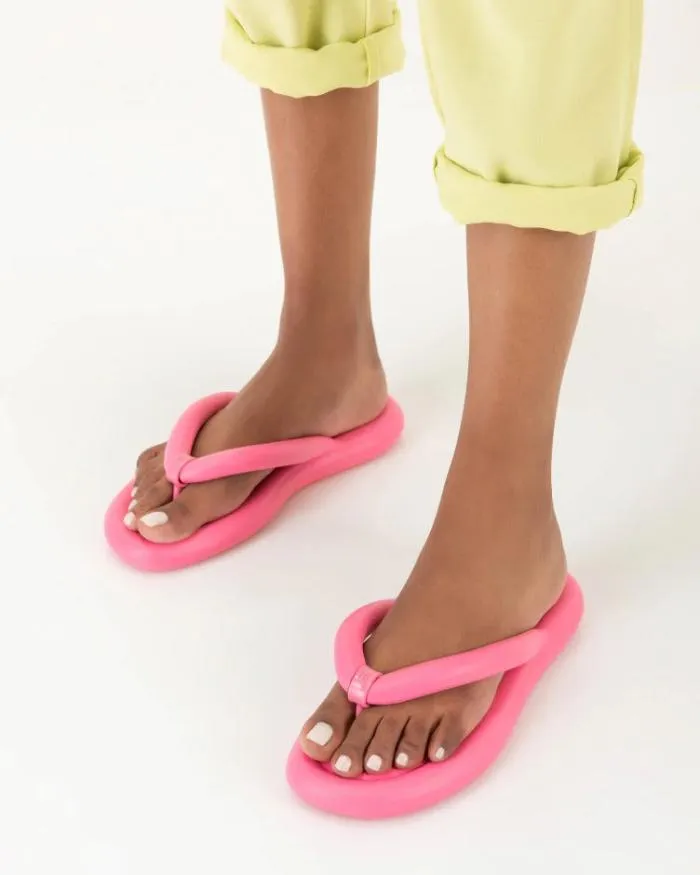 Women Free Flip Flop Pink Melissa Flip Flops