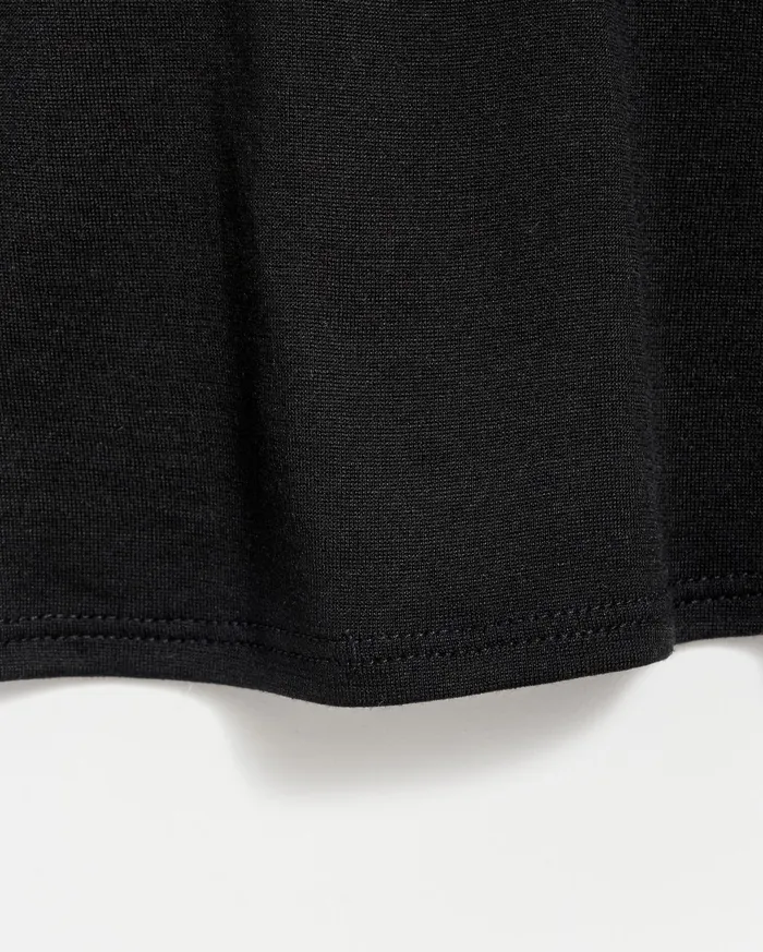 Women Funnel Neck Knit Black Billy Reid Sweaters and Knits