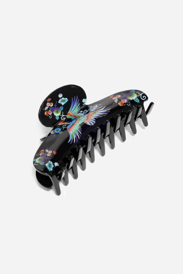 Women Hair Accessories Johnny Was Dreamer Hairclip Black