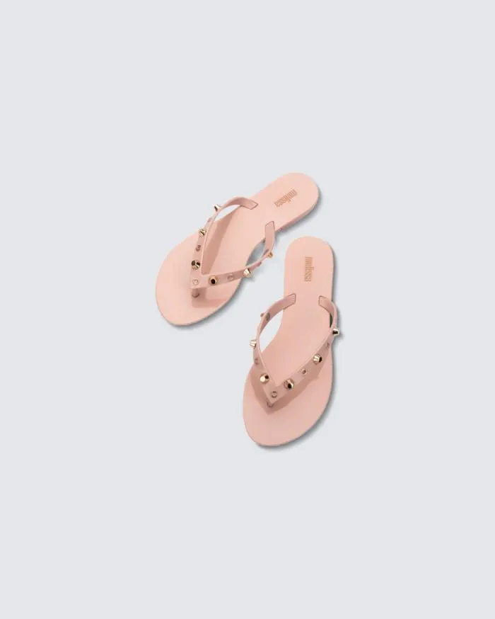 Women Harmonic Studs Pink Melissa Flip Flops