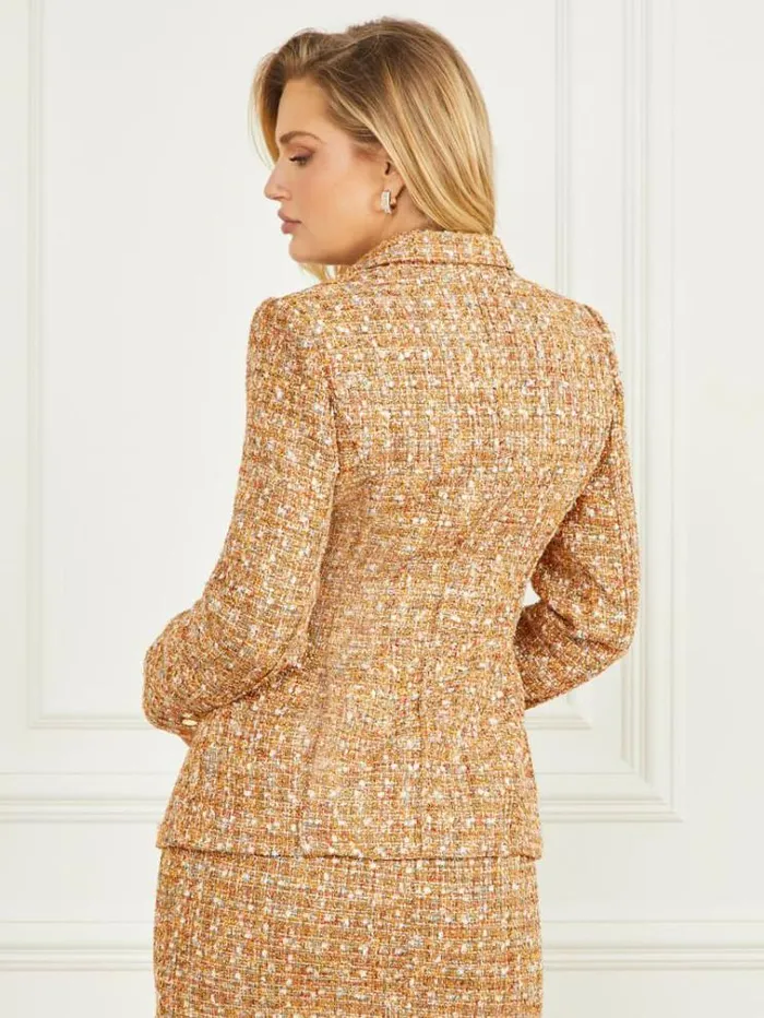 Women Jackets Marciano Angelica Tweed Blazer Tallulah Multicolor Tweed Women Jackets Marciano Angelica Tweed Blazer Tallulah Multicolor Tweed