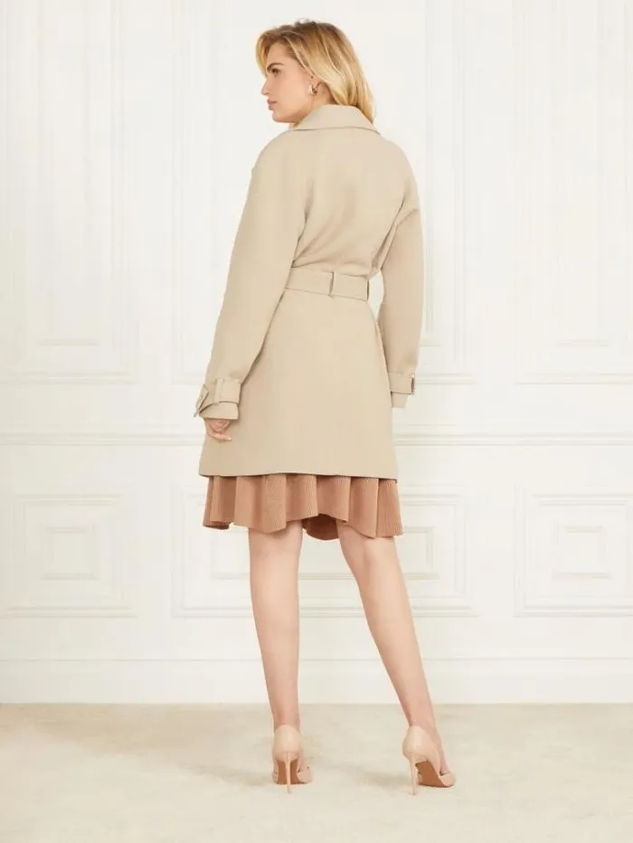 Women Jackets Marciano Scarlett Austin Wrap Coat Natural Siena Women Jackets Marciano Scarlett Austin Wrap Coat Natural Siena