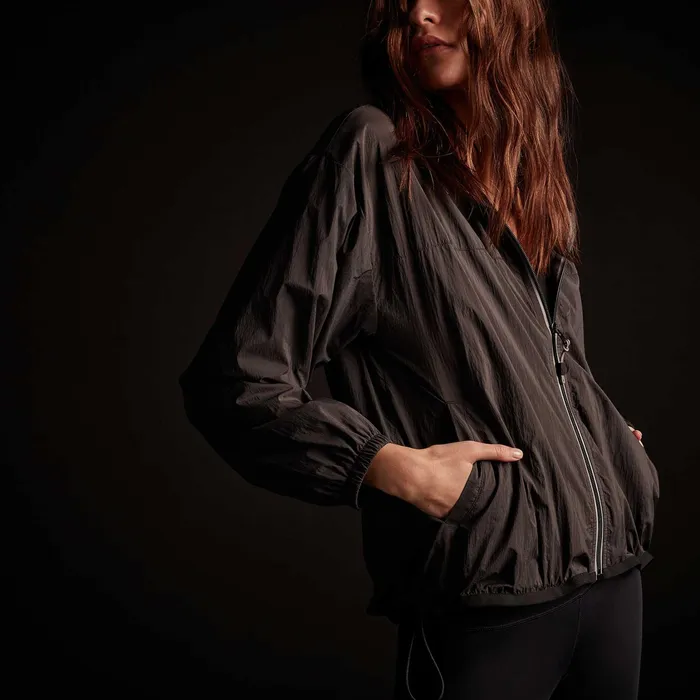 WOMEN James Perse JACKETSOUTERWEAR Oversized Full Zip Parka Black