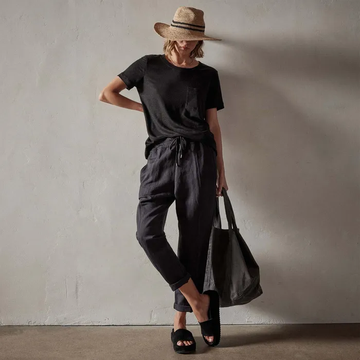 WOMEN James Perse LOS ANGELES COLLECTION Classic Chino Black