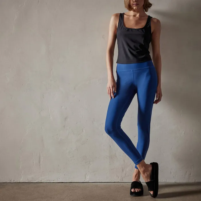 WOMEN James Perse Performance Bottoms High Rise Yoga Legging Campus Blue