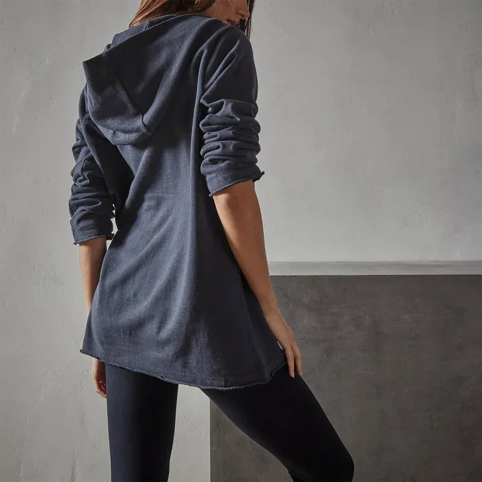 WOMEN James Perse SWEAT TOPSBOTTOMS French Terry Hooded Tunic Titan