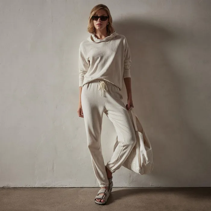 WOMEN James Perse SWEAT TOPSBOTTOMS Pullover Hoodie Canvas Pigment