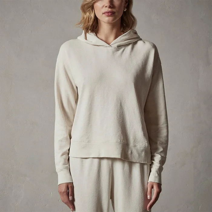WOMEN James Perse SWEAT TOPSBOTTOMS Pullover Hoodie Canvas Pigment