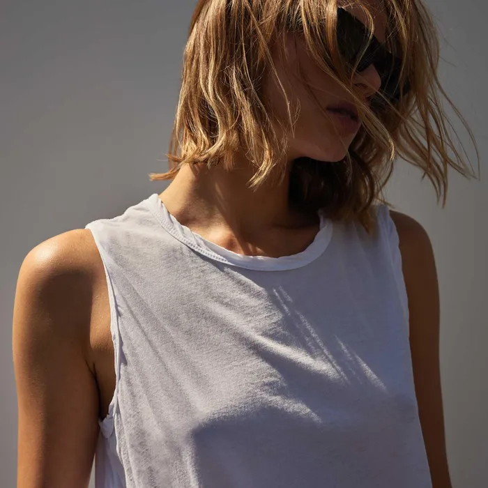 WOMEN James Perse TANKS Cove Tank White