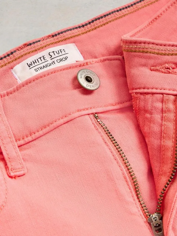 Women JEANS White Stuff Blake Straight Cropped Jean Bright Pink Women JEANS White Stuff Blake Straight Cropped Jean Bright Pink