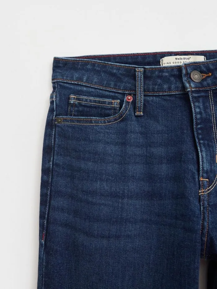 Women JEANS White Stuff Brooke Straight Leg Jeans Mid Denim Women JEANS White Stuff Brooke Straight Leg Jeans Mid Denim