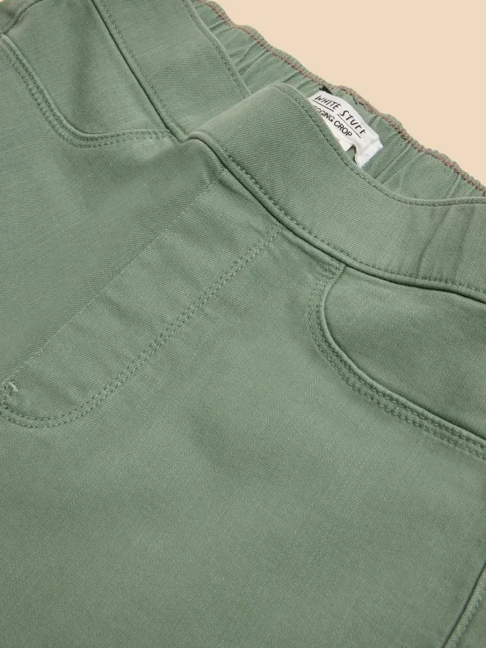 Women JEANS White Stuff Janey Cotton Cropped Jegging Mid Green Women JEANS White Stuff Janey Cotton Cropped Jegging Mid Green