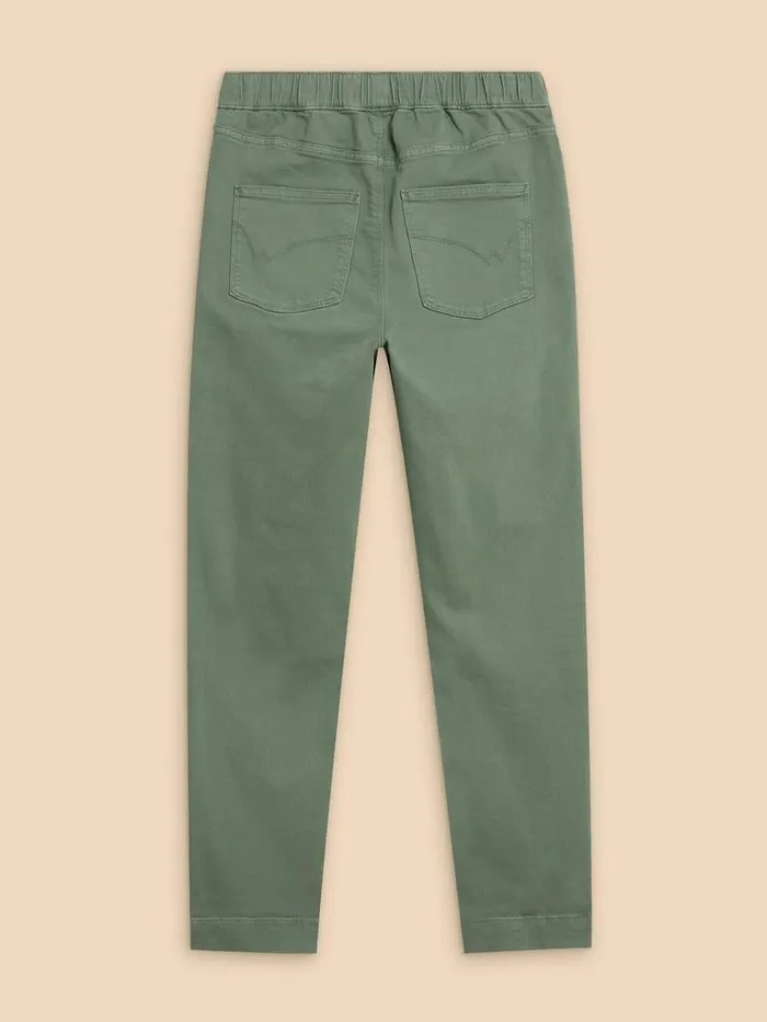 Women JEANS White Stuff Janey Cotton Cropped Jegging Mid Green Women JEANS White Stuff Janey Cotton Cropped Jegging Mid Green