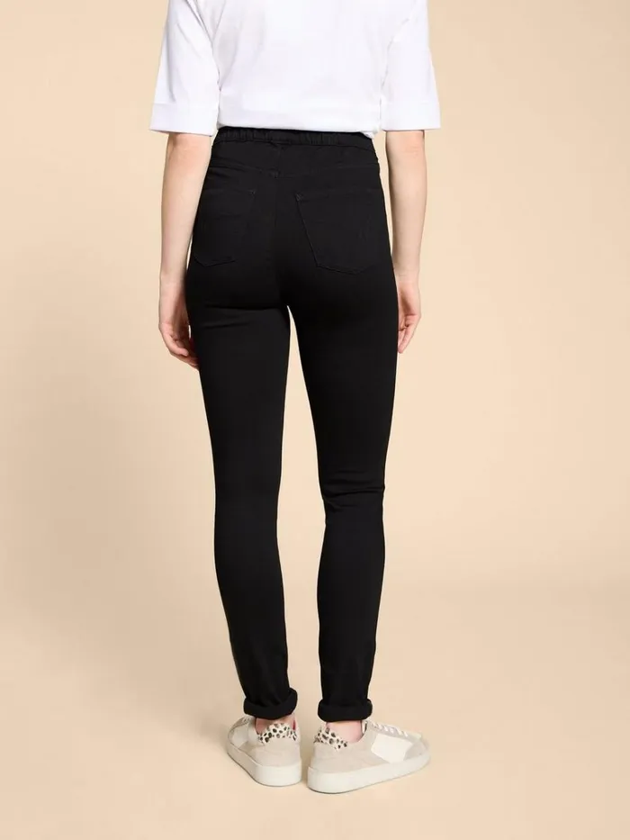 Women JEANS White Stuff Janey Jegging Black Denim Women JEANS White Stuff Janey Jegging Black Denim