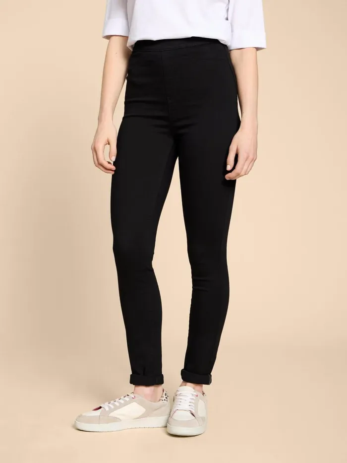 Women JEANS White Stuff Janey Jegging Black Denim Women JEANS White Stuff Janey Jegging Black Denim