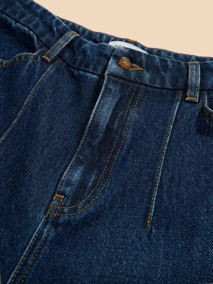 Women JEANS White Stuff Loren Wide Leg Cropped Jean Dk Denim Women JEANS White Stuff Loren Wide Leg Cropped Jean Dk Denim