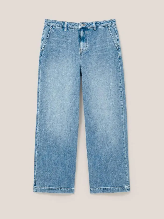 Women JEANS White Stuff Sadie Wide Leg Jean Light Denim Women JEANS White Stuff Sadie Wide Leg Jean Light Denim