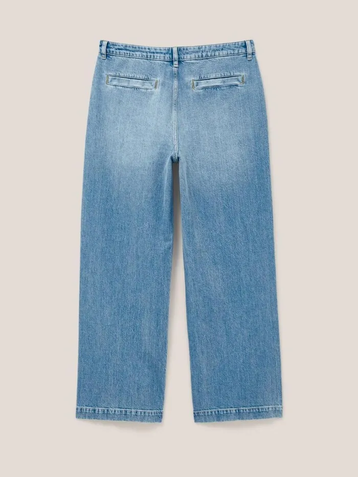 Women JEANS White Stuff Sadie Wide Leg Jean Light Denim Women JEANS White Stuff Sadie Wide Leg Jean Light Denim