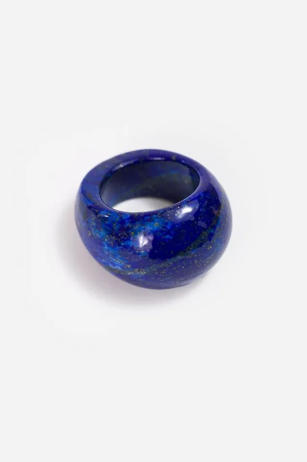 Women Jewelry Johnny Was GEMSTONE DOME RING Lapis