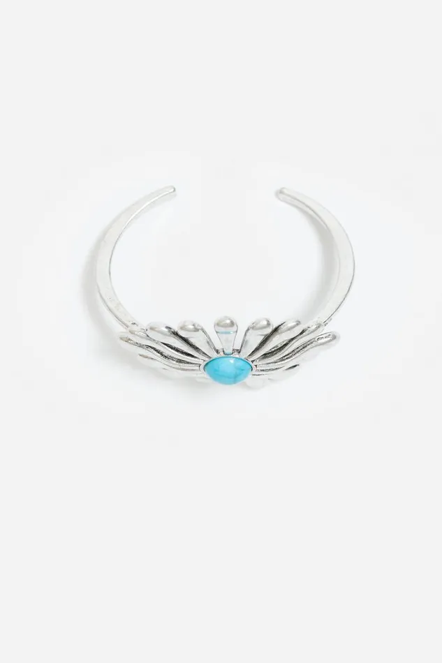 Women Jewelry Johnny Was TURQUOISE RADIAL CUFF Silver Women Jewelry Johnny Was TURQUOISE RADIAL CUFF Silver