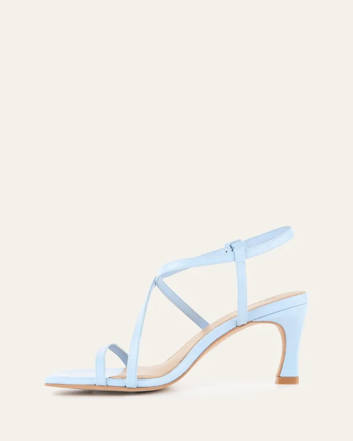 Women Jockey high heel sandals sky blue leather HIGH SANDALS jomercer Women Jockey high heel sandals sky blue leather HIGH SANDALS jomercer