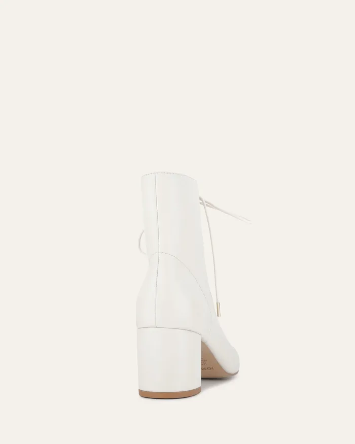 Women jomercer Cora mid ankle boots off white leather ANKLE BOOTS Women jomercer Cora mid ankle boots off white leather ANKLE BOOTS