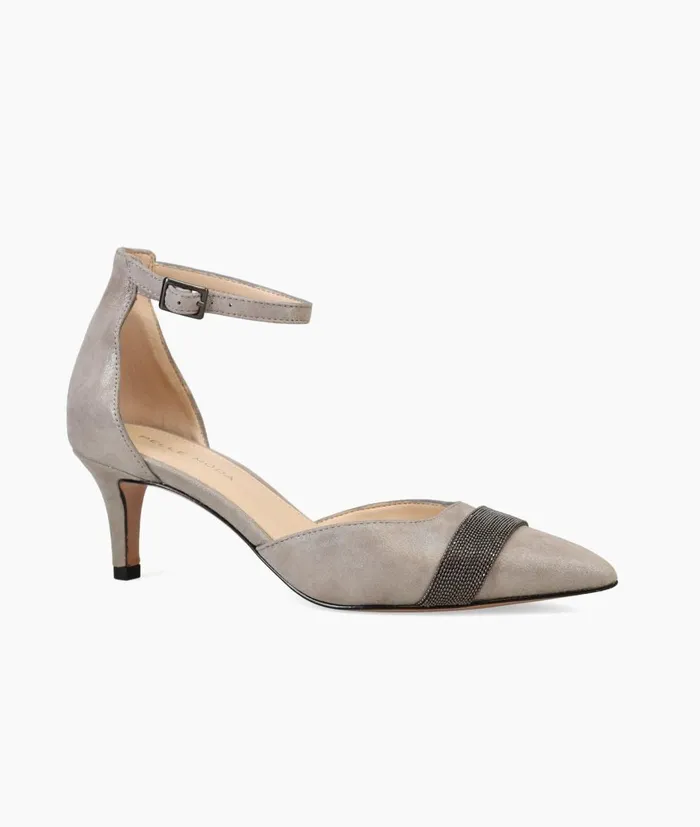Women Kelda Low Heel 8211 Pewter Pelle Moda Low Heels Women Kelda Low Heel 8211 Pewter Pelle Moda Low Heels
