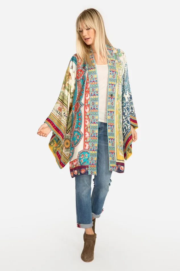 Women Kimonos Johnny Was SHORT BIYA WONDER Multi