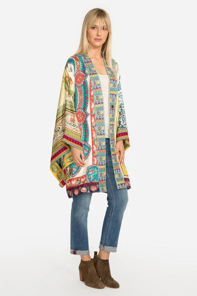 Women Kimonos Johnny Was SHORT BIYA WONDER Multi Women Kimonos Johnny Was SHORT BIYA WONDER Multi
