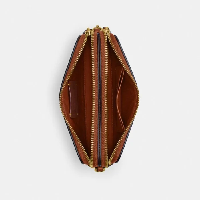 Women Kira Crossbody In Micro Signature Jacquard Brasscocoa Burnished Amb Coach Crossbody Wallets Women Kira Crossbody In Micro Signature Jacquard Brasscocoa Burnished Amb Coach Crossbody Wallets