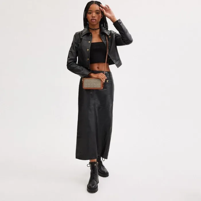 Women Kira Crossbody In Micro Signature Jacquard Brasscocoa Burnished Amb Coach Crossbody Wallets Women Kira Crossbody In Micro Signature Jacquard Brasscocoa Burnished Amb Coach Crossbody Wallets