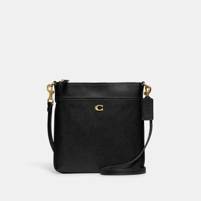 Women Kitt Messenger Crossbody Brassblack Coach Crossbody Bags
