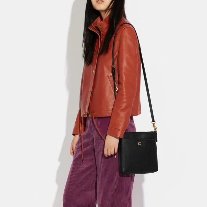 Women Kitt Messenger Crossbody Brassblack Coach Crossbody Bags