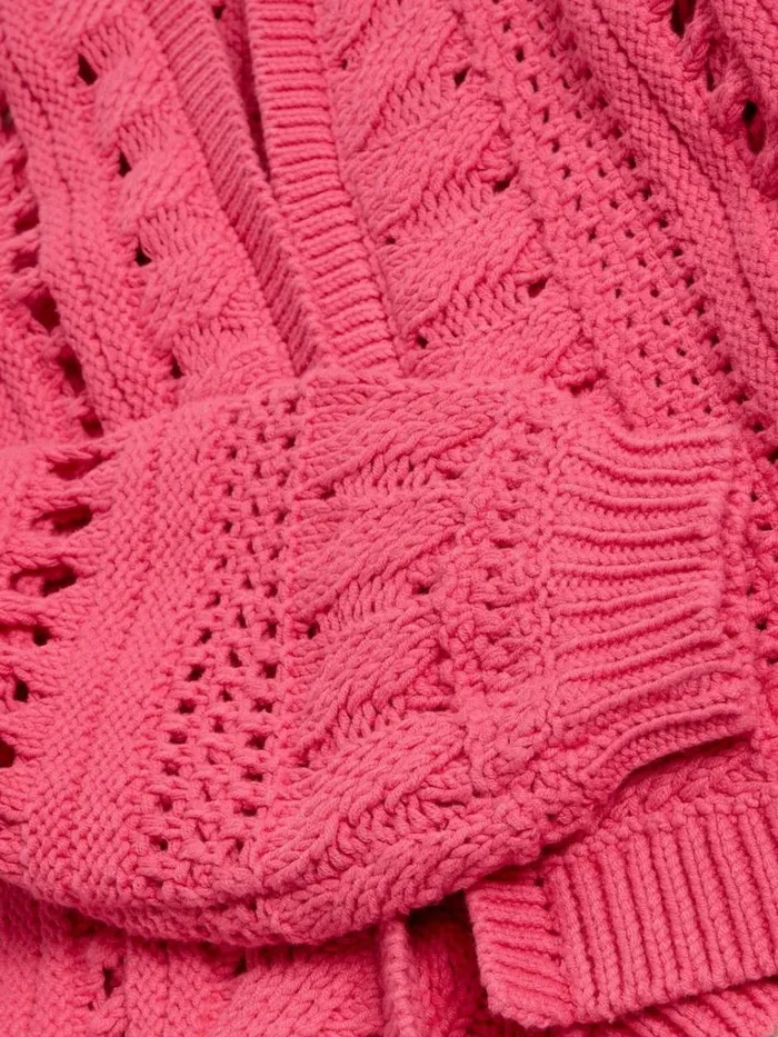 Women KNITWEAR White Stuff CASEY CARDI Bright Pink Women KNITWEAR White Stuff CASEY CARDI Bright Pink