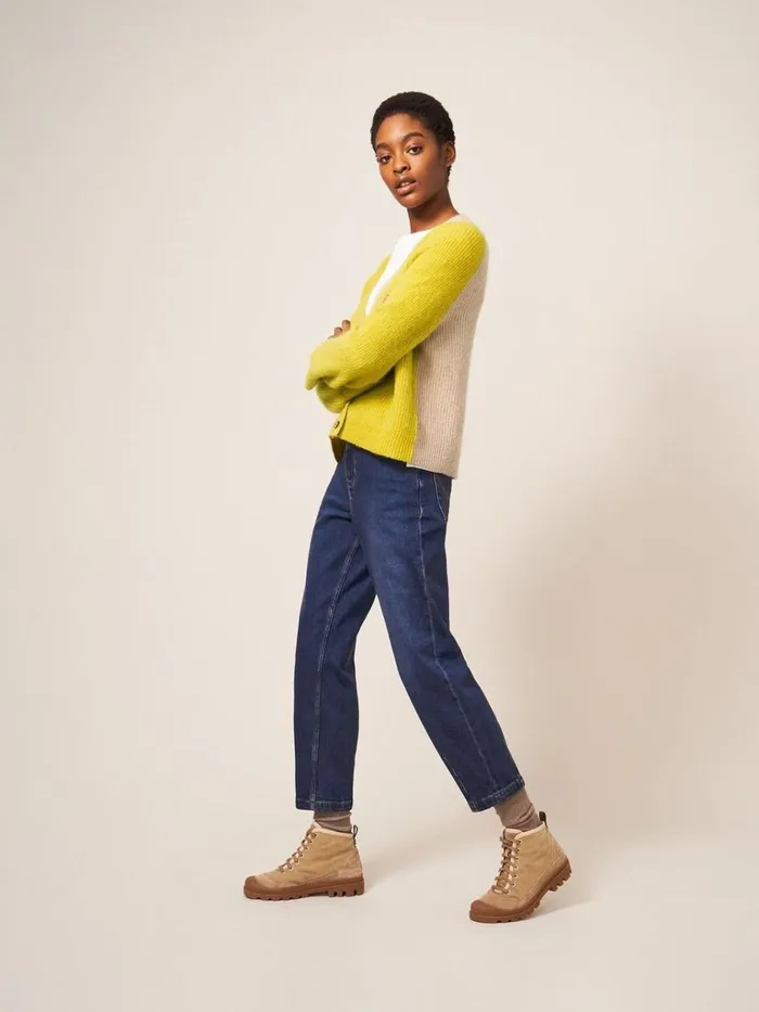 Women KNITWEAR White Stuff Dehlia Knitted Cardigan Light Chartreuse