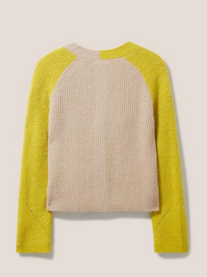 Women KNITWEAR White Stuff Dehlia Knitted Cardigan Light Chartreuse Women KNITWEAR White Stuff Dehlia Knitted Cardigan Light Chartreuse