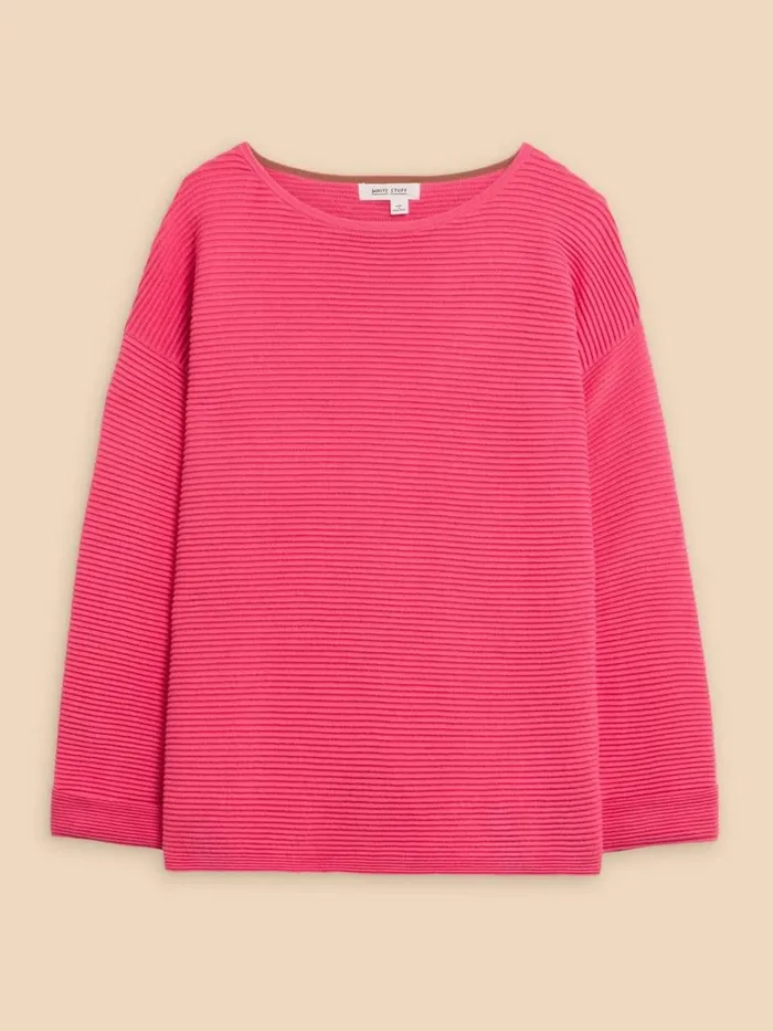 Women KNITWEAR White Stuff JANA JUMPER Mid Pink Women KNITWEAR White Stuff JANA JUMPER Mid Pink