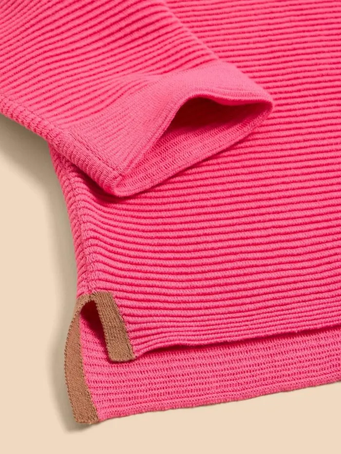 Women KNITWEAR White Stuff JANA JUMPER Mid Pink Women KNITWEAR White Stuff JANA JUMPER Mid Pink