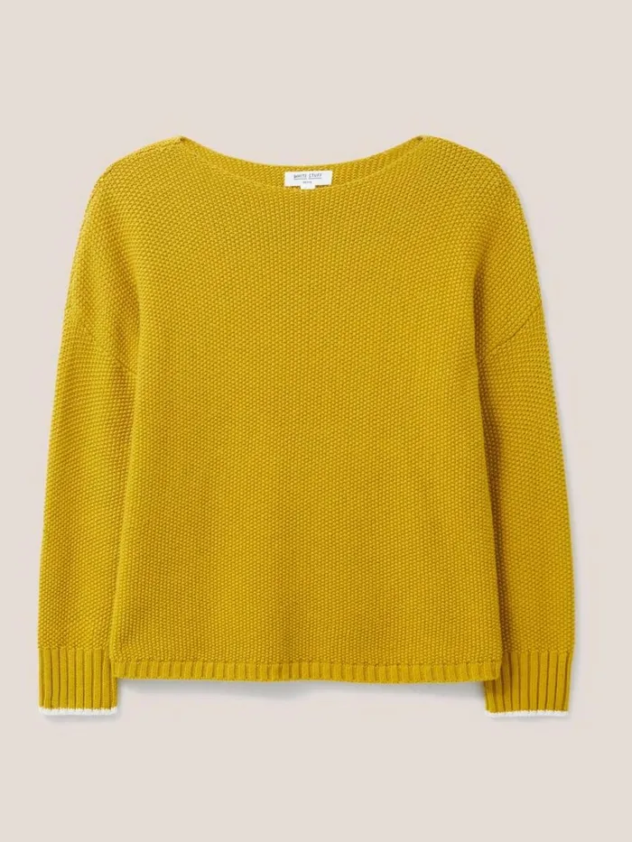Women KNITWEAR White Stuff Southbank Jumper Dark Chartreuse Women KNITWEAR White Stuff Southbank Jumper Dark Chartreuse