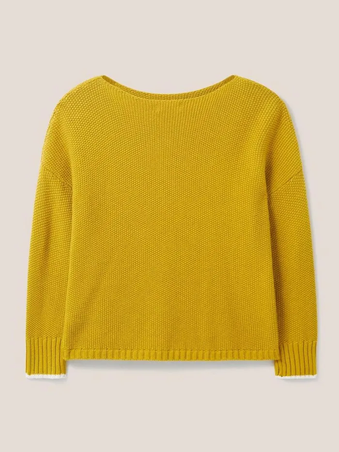 Women KNITWEAR White Stuff Southbank Jumper Dark Chartreuse Women KNITWEAR White Stuff Southbank Jumper Dark Chartreuse