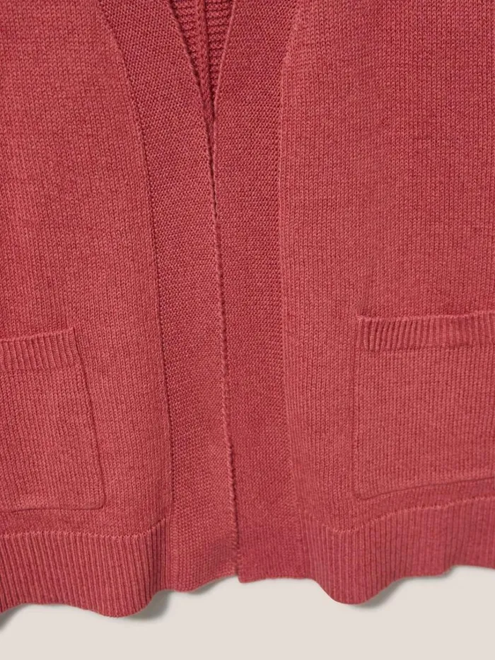 Women KNITWEAR White Stuff Tiana Open Neck Cardi Mid Pink Women KNITWEAR White Stuff Tiana Open Neck Cardi Mid Pink
