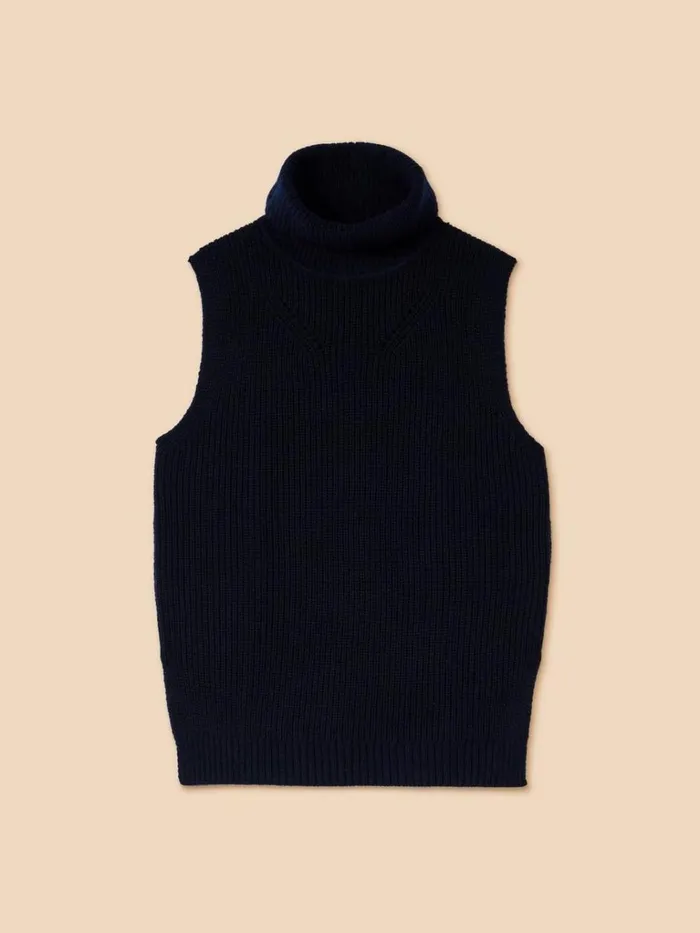 Women KNITWEAR White Stuff TRIXIE TANK French Navy Women KNITWEAR White Stuff TRIXIE TANK French Navy