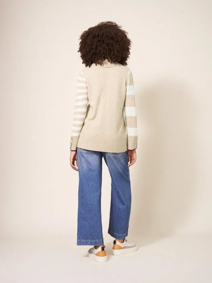 Women KNITWEAR White Stuff WAVERLY JUMPER Natural Multi Women KNITWEAR White Stuff WAVERLY JUMPER Natural Multi