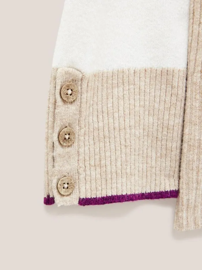 Women KNITWEAR White Stuff WAVERLY JUMPER Natural Multi Women KNITWEAR White Stuff WAVERLY JUMPER Natural Multi