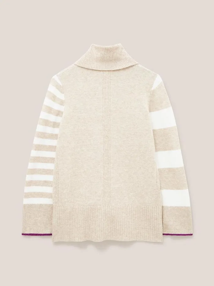 Women KNITWEAR White Stuff WAVERLY JUMPER Natural Multi Women KNITWEAR White Stuff WAVERLY JUMPER Natural Multi
