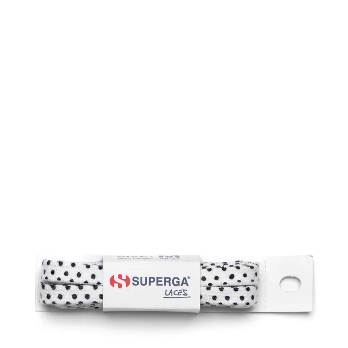 Women LACES Unisex FANTASY LACES Laces POIS WHITENAVY Superga Shoe Laces