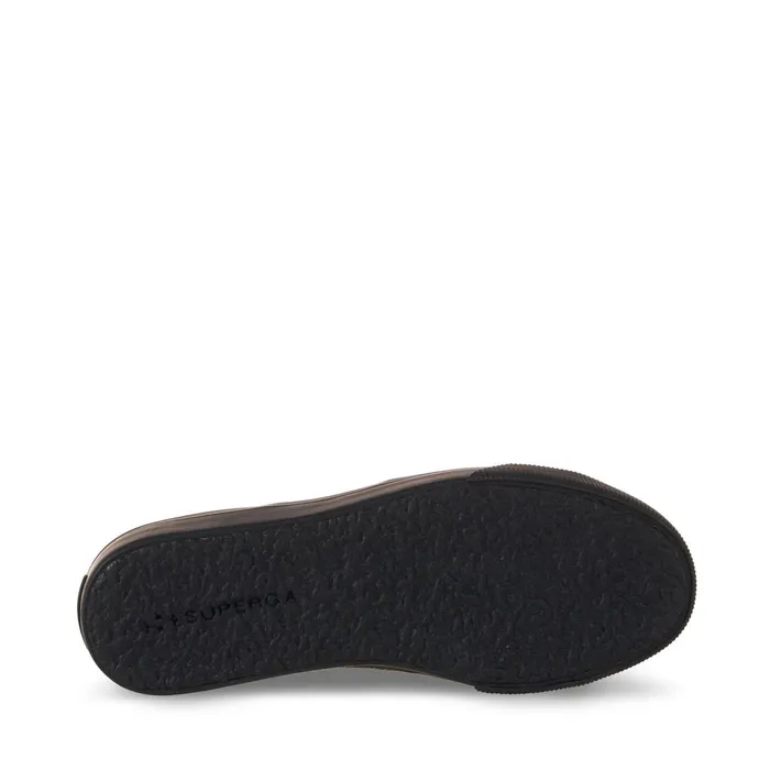 Women Lady Shoes Woman 2790 PLATFORM LAME Wedge TOTAL BLACK HEMATITE Superga Platform