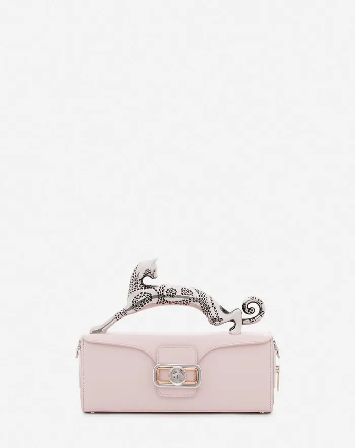 Women Lanvin Crossbody Bags and Shoulder Bags Medium Leather Pencil Cat Bag Ros